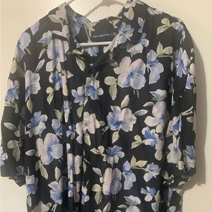 Abercrombie button down short sleeve